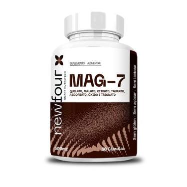Imagem de Mag 7 Blend de Magnésios - Treonato + Taurato + Malato + Quelato 60 Ca