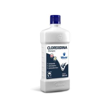 Imagem de Shampoo Clorexidina P/Cães e Gatos 500ml - World