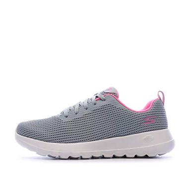 Imagem de Skechers Go Walk Joy Upturn Tênis feminino, médio, Cinza/rosa, 40