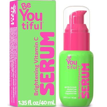 Imagem de BeYOUtiful Sérum facial com vitamina C, cuidados com a pele para adolescentes, adolescentes e crianças, tratamento de acne para meninas e meninos, hidratante clareador, 40 ml.