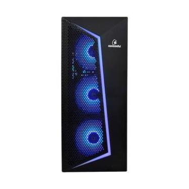 Imagem de Gabinete Gamer Concórdia Storm X360, Mid Tower, RGB, ATX, Lateral De Vidro, Com 4 Fans RGB, Preto