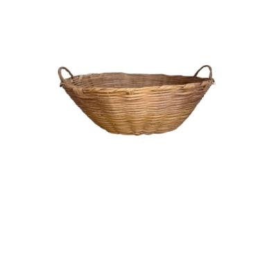 Imagem de Cesta Artesanal Pãozeira De Bambu Grande 33x25(Uma Cesta)
