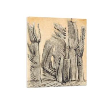 Imagem de Pinturas Famosas Arte Parede-Imagens em Tela-Forest-Pôster e Impressões para Sala de Estar Quarto Casa 20x25cm8x10in Tela Embrulhada