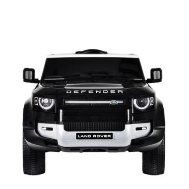 Imagem de Mini carro eletrico land rover defender infantil 12v preto - IMPORTWAY