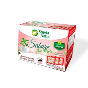 Imagem de Adoçante em Pó Sabore com Stevia sachê 500mg display 50x500mg - Stevia