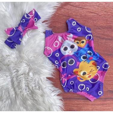 Imagem de Body Maio Suplex Infantil Temático Bolofofos 07 - Joaninha Baby, 06M A