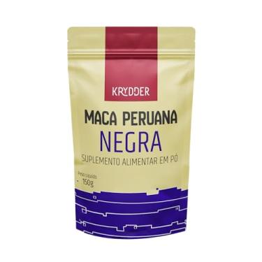 Imagem de Maca Peruana Negra Em Pó Premium - 150G Pura Energia Natural - Gelatinizada - Para Homens e Mulheres - Maca Peruana Importada - Pura Sem Aditivos - Krydder Superalimentos