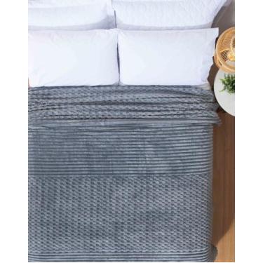 Imagem de Cobertor luxo zurique soft solteiro/casal/queen/king - morada, solteir