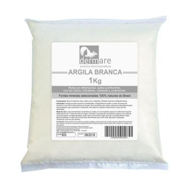 Imagem de Argila Branca 1KG Dermare Dermocosméticos