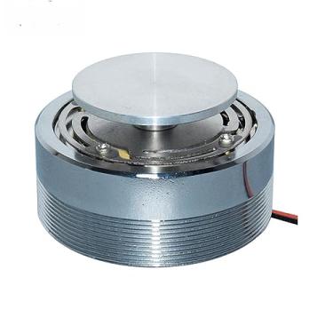 Imagem de SAMTRONIC 1 alto-falante de ressonância, mini alto-falante de graves fortes de 5 cm, todas as frequências, vibração, transdutor de som, excitador, alto-falante, prata, prata