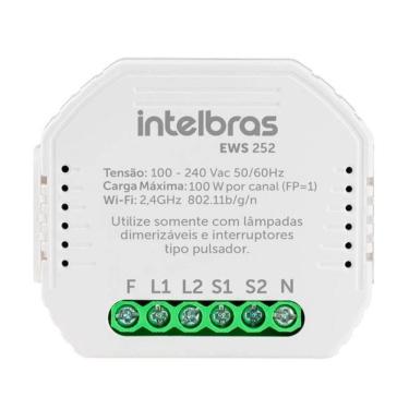 Imagem de Interruptor Controlador Dimmer Smart Wi-Fi Intelbras Ews 252