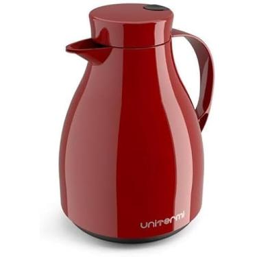 Imagem de Garrafa Térmica Paris com Gatilho para Chá e Café 500 ml (Vermelho)
