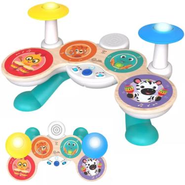 Imagem de CONJUNTO DE BATERIA MUSICAL INFANTIL PREMIUM - BABY EINSTEIN