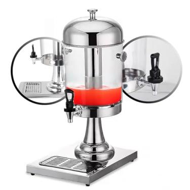 Imagem de Suqueira Dispenser Suco Refresqueira Inox 8 Litros Torre de Chopp Poncheira Profissional Premium