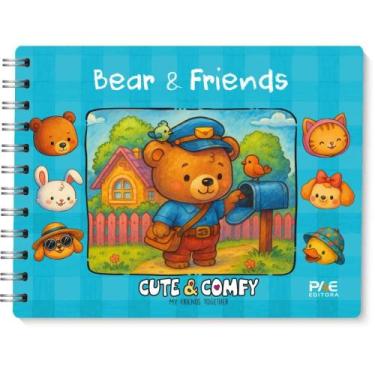 Imagem de Livro de Colorir Cute e COMFY Bear Friend.cd AZ - Pae Editora