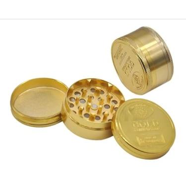 Imagem de Dichavador Triturador Gold De Metal 3 Partes