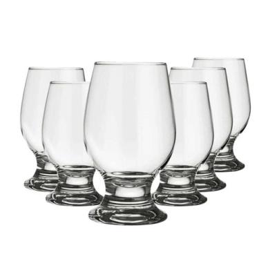 Imagem de Jogo de copos Vidro Nadir Suco Agua Paulista 300 Ml 06 unids - Nadir F