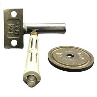 Imagem de Suporte Para Tubo 11/2 Parede Inox Pd38 Alumínio Corrimão - Fast Vidro