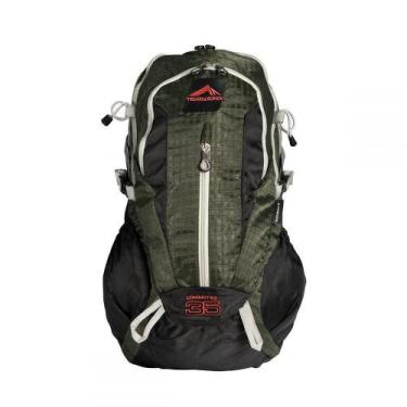 Imagem de 1435 - Mochila Commuter 35 - Verde Com Preto - Trilhas & Rumos