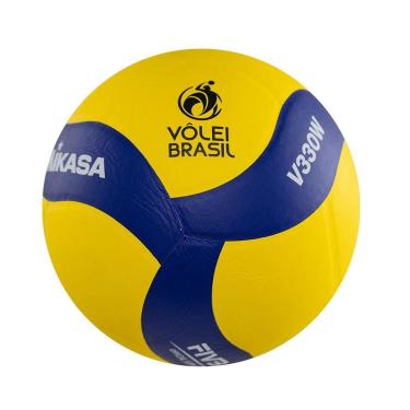 Imagem de Bola de Vôlei Mikasa V330W - Amarelo e Azul-Unissex