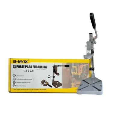 Imagem de Suporte Furadeira 1 /2 Ou 3/8 B-max Para Bancada E Mesa