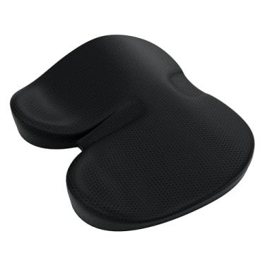 Imagem de Kolbs – Almofada ergonômica para cadeira de espuma viscoelástica | Almofadas para cadeira de jogos | Almofada de assento de escritório e carro com malha 3D redutora de calor | Almofada de cadeira de