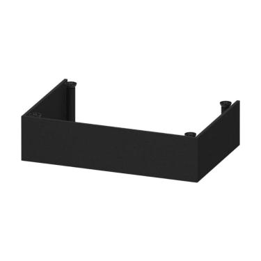 Imagem de Kit Rodapé Para Balcão Cozinha 70cm Veneza Com Pés Multimóveis Mp3729 Preto