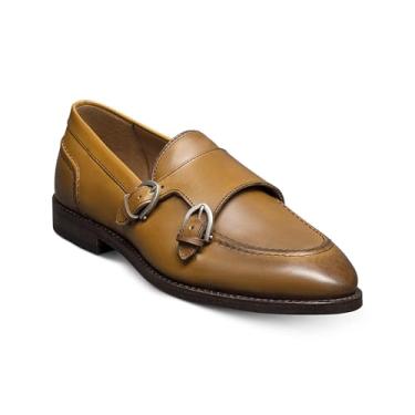 Imagem de Allen Edmonds Mocassim masculino Randolph Monk-Strap, Couro de nogueira, 43