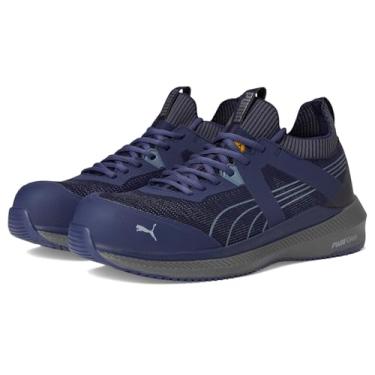 Imagem de PUMA Tênis industrial masculino Turbo Low ASTM Sd Sr, Azul-marinho/cinza, 45