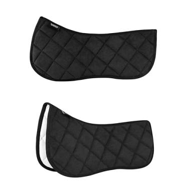 Imagem de Harrison Howard Almofada de sela inglesa para cavalos Ling Xing preta