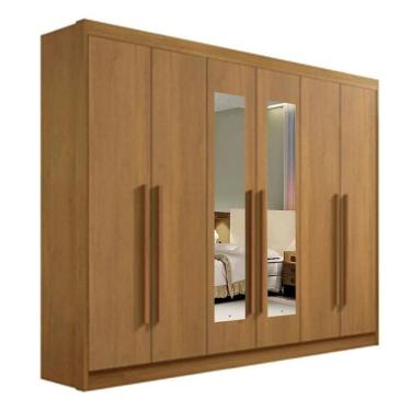 Imagem de Guarda Roupa Da Vinci 6 Portas Com Espelho D Doro Móveis