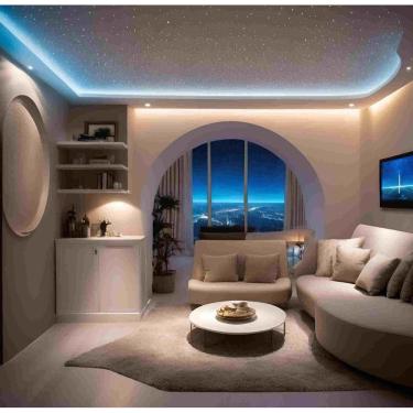 Imagem de Kit Reluzente 150 Fibra Ótica Branco Iluminação Decorativa