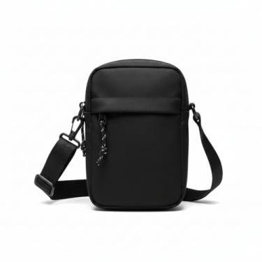 Imagem de Shoulder Bag Bolsa Pochete Viagem Necessaire Treino Academia Esportiva Porta Celular Carteira Preto