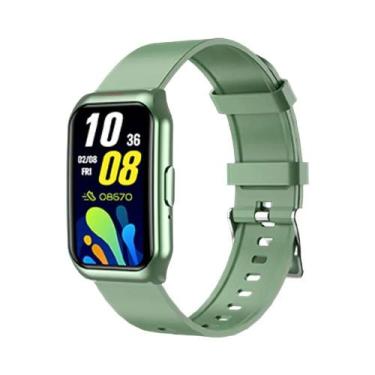 Imagem de Pulseira Inteligente Unissex À Prova D'Água Com Monitor De Chamadas Bl