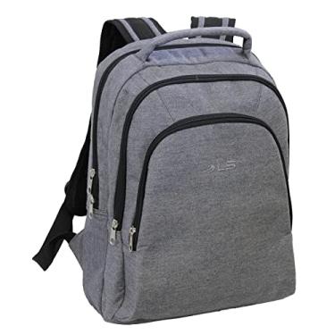 Imagem de MOCHILA PARA NOTEBOOK EM TECIDO NATURAL CINZA LS MN4195