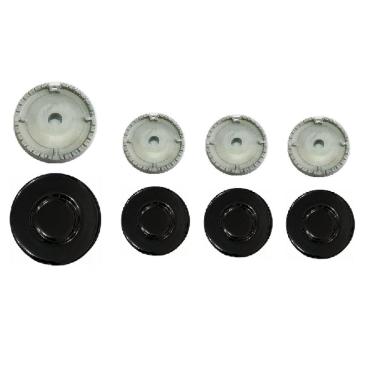 Imagem de Kit Queimador + Espalhador Para Fogão Atlas U.Top Glass 4 B