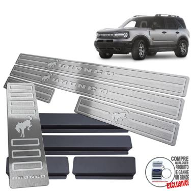 Imagem de Descanso + Soleira Ford Bronco Sport Prata Baixo Relevo