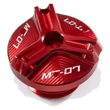 Imagem de Tampa do reservatório de fluido de freio dianteiro traseiro tampa de enchimento de óleo tampa de válvula de pneu compatível com MT07 MT-07 MT 07 FZ07 2015-2020 2021 2022 2023 (tampa de enchimento de