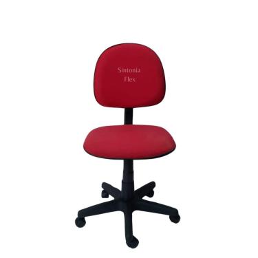 Imagem de Cadeira Executiva Giratoria Pistão A Gás Base Ferro Tecido