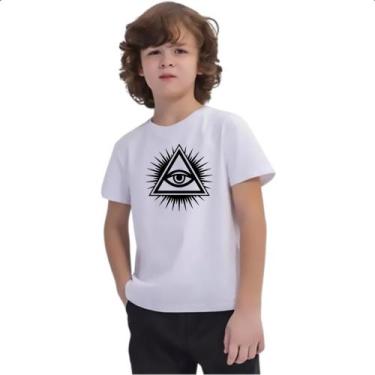 Imagem de Camiseta Infantil Olho de horus illuminati - Alearts, 12