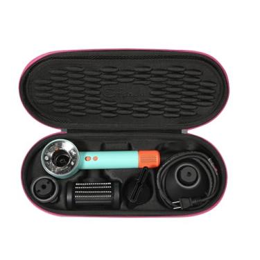 Imagem de SANXIULY Estojo de transporte de viagem para secador de cabelo supersônico Dyson compatível com Dyson HD16 HD15 HD08 HD07 HD03 HD01 preto