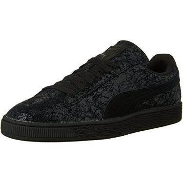 Imagem de PUMA Tênis feminino de camurça Remaster WN, Preto/preto, 7