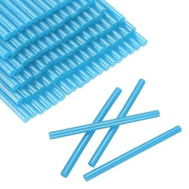 Imagem de HARFINGTON 100 peças mini bastões de cola 0,80 x 9,9 cm de alta aderência para pistola de cola quente fita adesiva de derretimento a quente para artesanato faça você mesmo reparo de selagem decoração