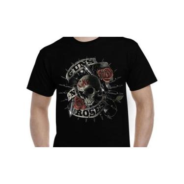 Imagem de Camiseta Guns N Roses Band 100% algodão - Lightbek Official Store