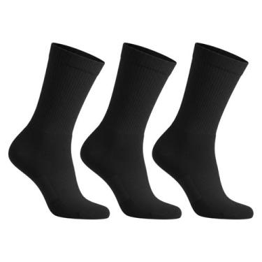 Imagem de Kit 3 Pares Meias de Classic Cano Médio Masculina Feminina Unissex Sor