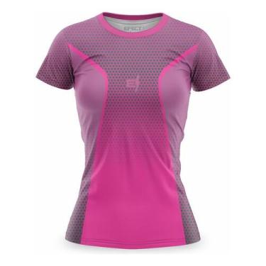 Imagem de Camiseta Feminina Blusa Academia Treino Fitness Proteção Uv - Efect, J