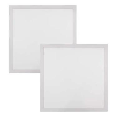 Imagem de Kit 02 Painéis Plafon de Led de Embutir 24w Quadrado 30x30cm - LUXOR S