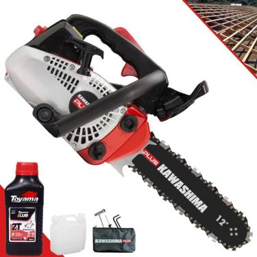 Imagem de Motosserra KCS260P Plus Kawashima À Gasolina 25,4cc Alta Rotação e Performance Com Sabre 12 Polegadas e Corrente 22 Dentes + 1 ÓLEO TOYAMA FG50 2T