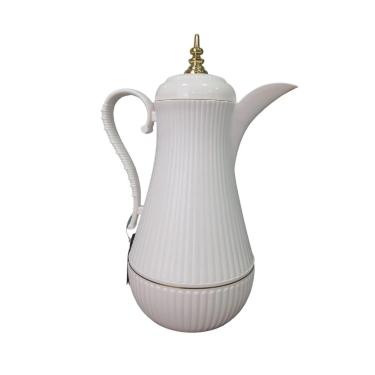 Imagem de GARRAFA TÉRMICA MB HOME MARIE PREMIUM EM ABS DOURADA/BRANCA 14680