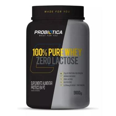 Imagem de WHEY PROTEIN 100% PURE WHEY ZERO LACTOSE POTE 900G MORANGO SABOR:MORANGO;TAMANHO:900G;GÊNERO:UNISSEX-Unissex